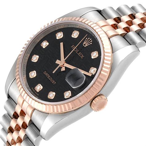 rolex datejust 36 acciaio oro rosa|rolex datejust 36 everose gold.